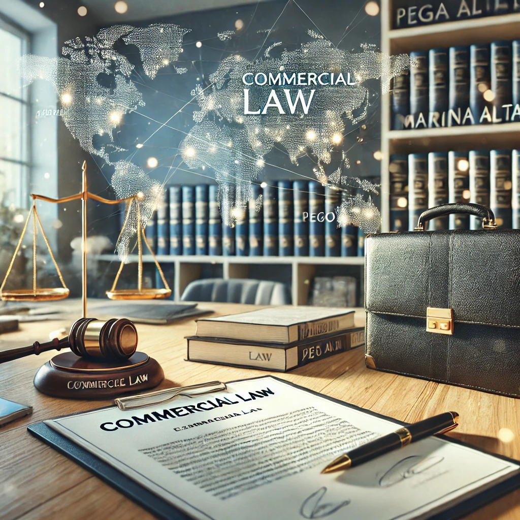 Escena de un despacho de abogados en Pego especializado en Derecho Mercantil